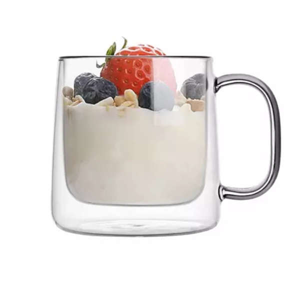 DOUBLE WALL MUG 450ML - 2 PIECE SET