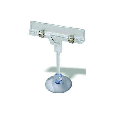 PLASTIC DISPLAY CLIP - THIN BASE - (SOLD IN PACKS OF 12)