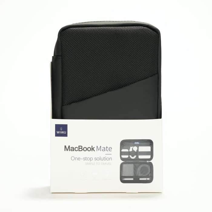 SWEG Gadgets Premium MacBook Mate Travel & Cable Organiser Black