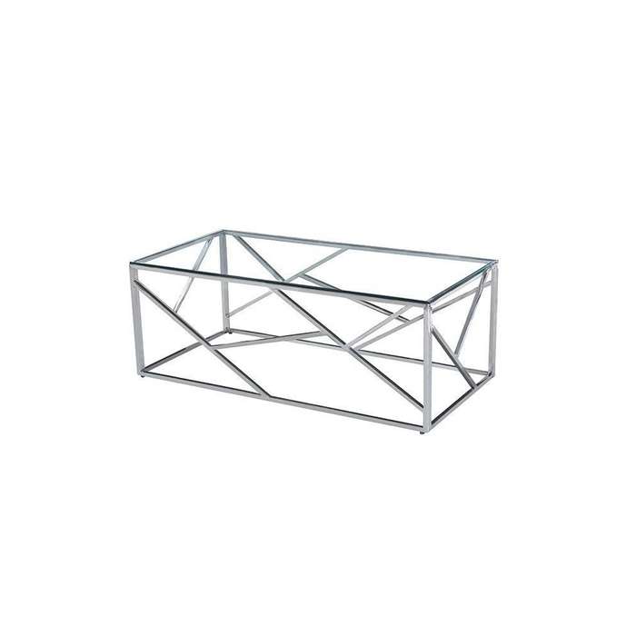 Geometric Glass Coffee Table Modern And Sophisticated