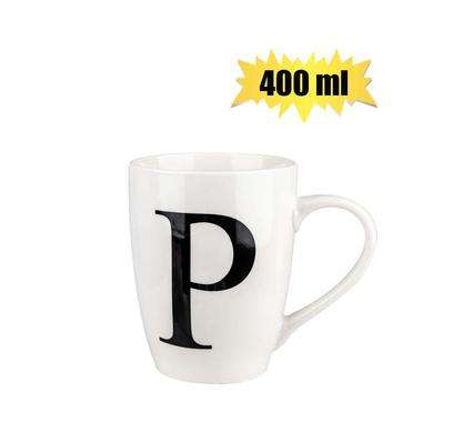 Mug daily tall letter p,400ml