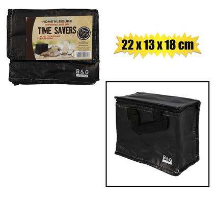 Cooler bag 22x13x18cm black
