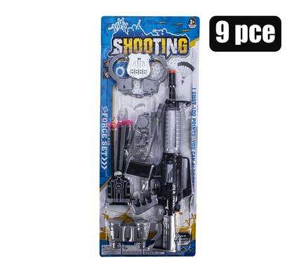 Gun rifle suction dart set 9pc