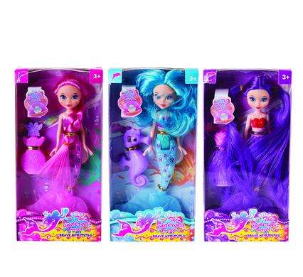 Doll mermaid flashing tail 18cm