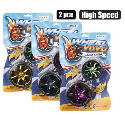 Novelty yo-yo tyre 2pc 21x13cm