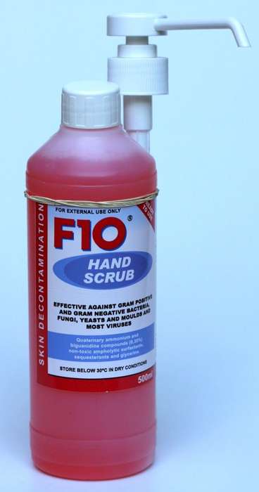 F10 Hand Scrub 500mL + Pump