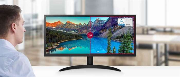 LG 26WQ500-B 25.7 inch UltraWide FHD HDR10 with AMD FreeSync IPS Monitor - 21:9 HD Format