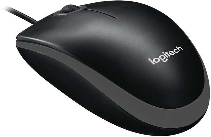 Logitech B100 optical USB Mouse - Black