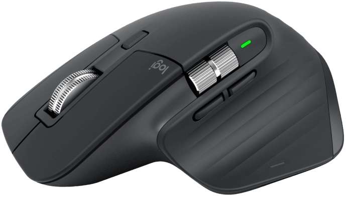 Logitech MX Master 3S performance Wireless Mouse - Graphite - Bluetooth