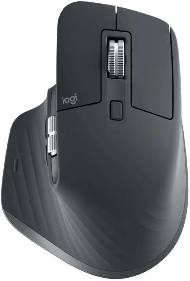 Logitech MX Master 3S performance Wireless Mouse - Graphite - Bluetooth
