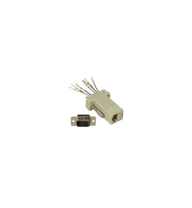 RS232 9PIN Male Serial to RJ45 Convert