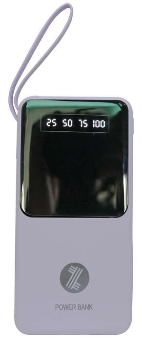 Viaking Power Bank 10 000 mAh Capacity Colour Purple