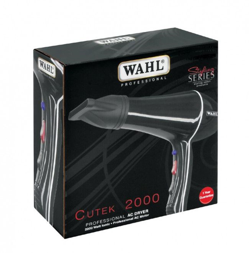 Wahl 2000w Black Cutek Hair Dryer Retail Box 1 year warranty