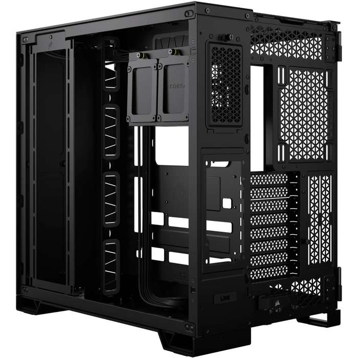 Corsair 6500X Mid-Tower Dual Chamber ATX Tempered Glass PC case - Black