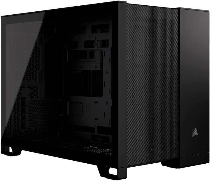 Corsair 2500D Airflow Mid-Tower Dual Chamber ATX PC case - Black