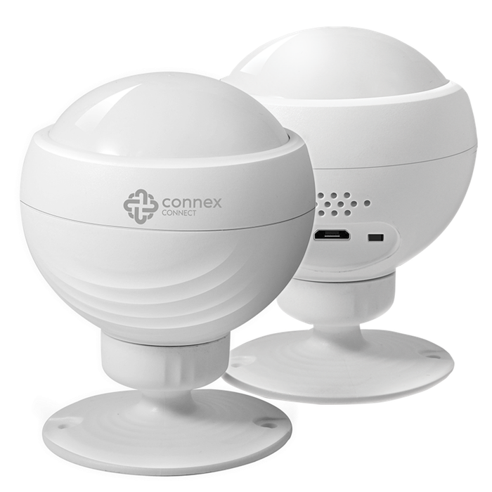 Connex Connect Smart WiFi Motion Sensor Recharge Twin Pack