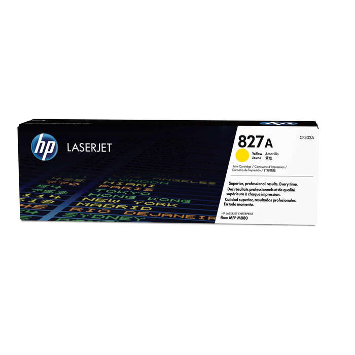 HP 827A Yellow Toner Cartridge 32000 Pages Original Single-pack