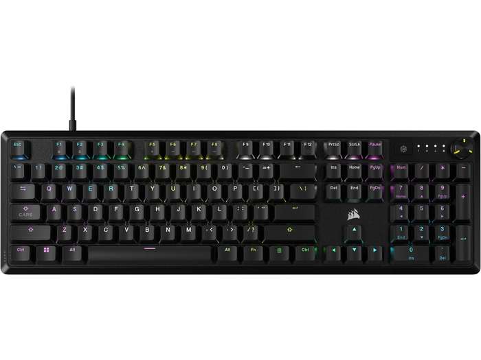 Corsair K70 Core RGB Mechanical Gaming Keyboard - Corsair Red Linear Switches