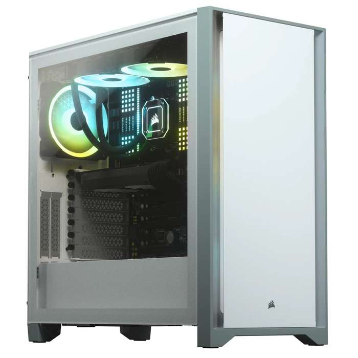 Corsair 4000D Tempered Glass Mid-Tower ATX Case White