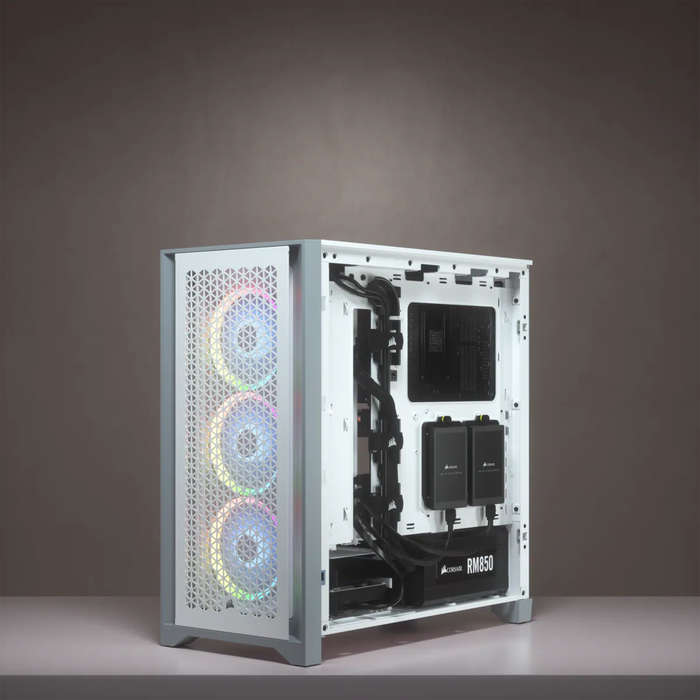 Corsair 4000D AIRFLOW Tempered Glass Mid-Tower ATX Case White