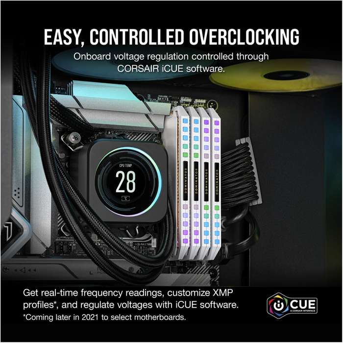 Corsair Dominator Platinum RGB 64GB (2x32GB) DDR5-5200 1.25V 288 pin CL40 Desktop