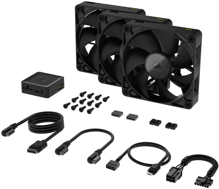 CORSAIR RX Series iCUE LINK RX120 120mm Fan - Tripple Pack