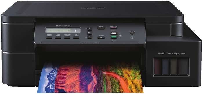 Brother DCP-T520w A4 3-in-1 Colour Ink Tank Printer Print Copy Scan USB