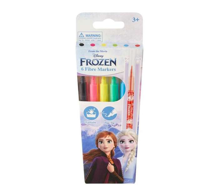 Frozen 6 Fibre Markers Multi