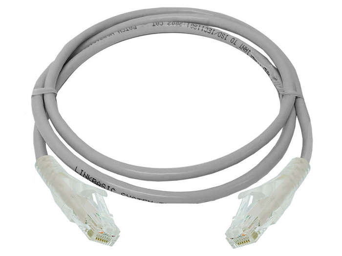 Linkbasic 1 Meter UTP Cat6 Patch Cable Grey