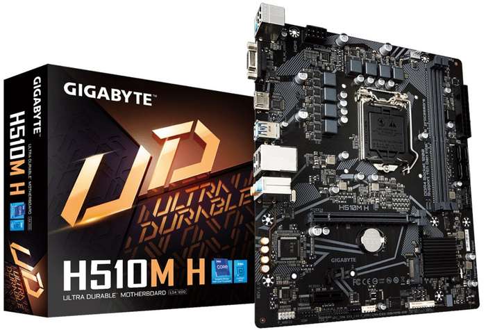 Gigabyte H510M-H H510 Express Chipset Gen 10/ 11 LGA 1200 Micro ATX Motherboard