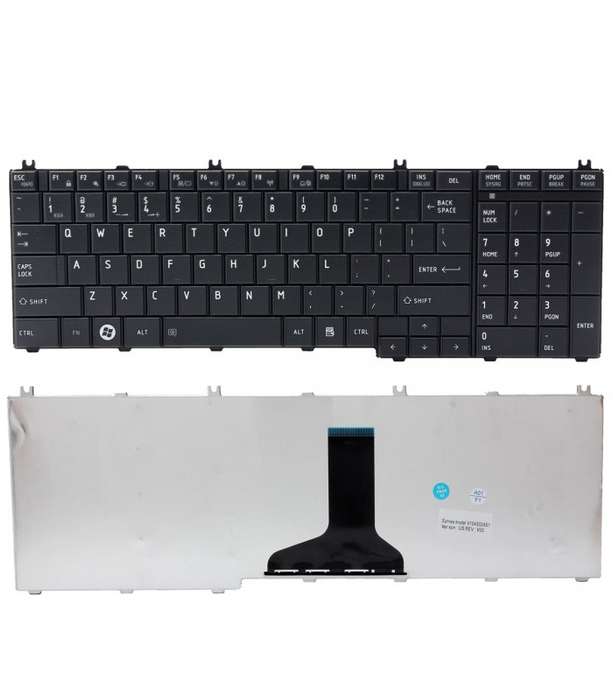 Astrum KBTOC650-NB Laptop Replacement Keyboard For Toshiba C650 Normal Black US