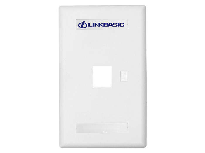 Linkbasic One Port Faceplate 115 x 70mm
