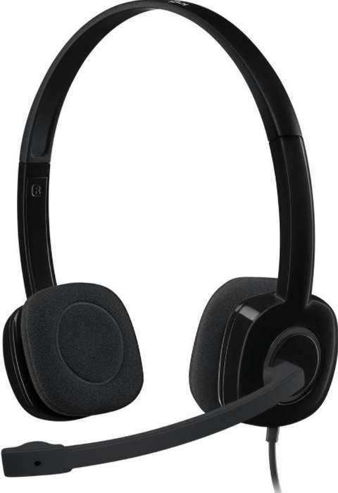 Logitech H151 stereo headset with single 3.5 mm jack
