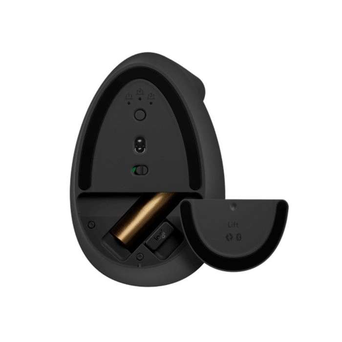 Logitech Lift Vertical Ergonomic Graphite Mouse