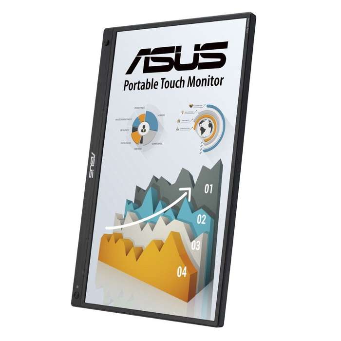 ASUS ZenScreen MB16AHT 15.6-inch 1920 x 1080p FHD 16:9 60Hz 5ms IPS LED Touchscreen Monitor