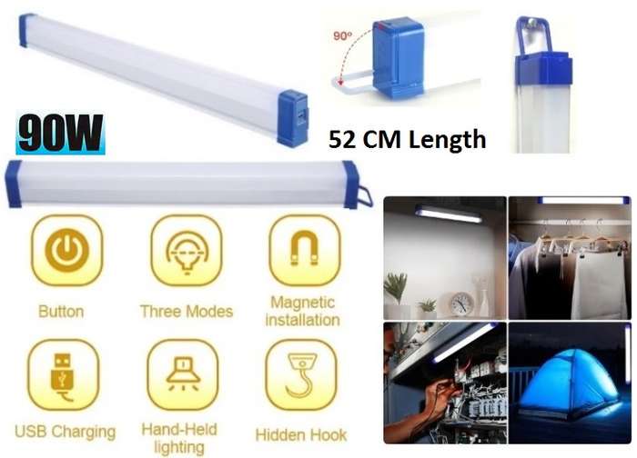 Nobel Portable And Rechargeable USB 90w Tube Light