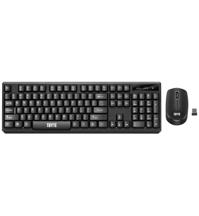 Tbyte Wireless Keyboard and Mouse Combo