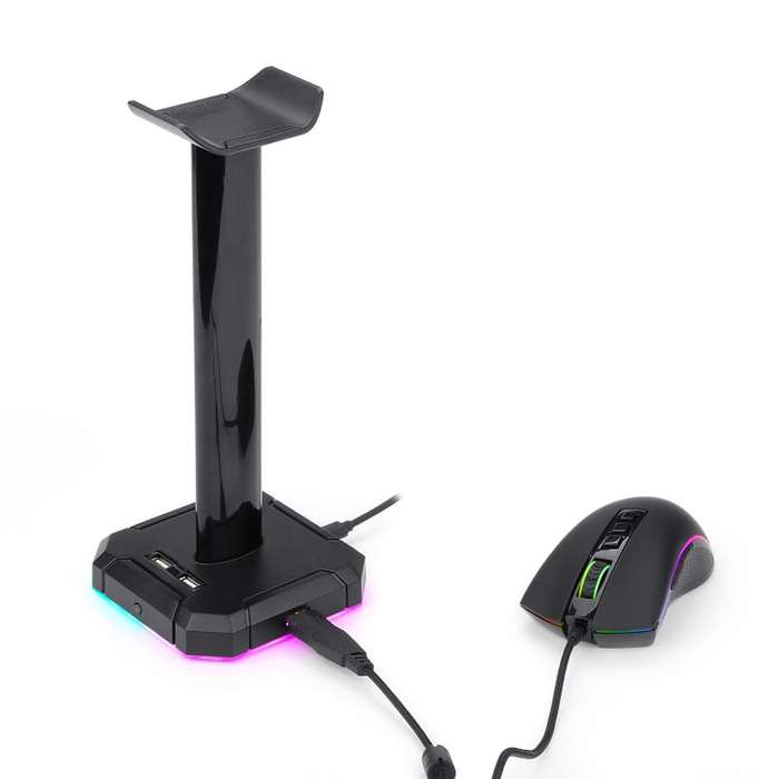 Redragon Scepter Pro RGB Headset Stand with USB Pass Through