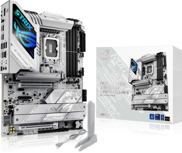 ASUS ROG STRIX Z890-A GAMING WIFI Intel Z890 Arrow Lake LGA1851 ATX Desktop Motherboard