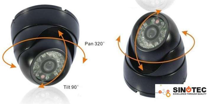 Sinotec 1/4 inch SHARP CCD Dome Camera