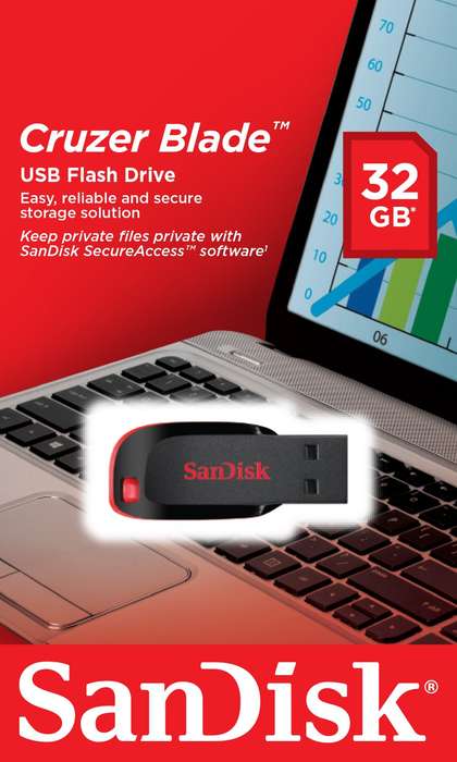 Sandisk Cruzer Blade USB 32GB