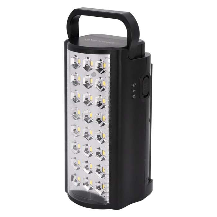 SWITCHED Rechargeable Emergency Lantern with Power Bank 800 Lumen - Black