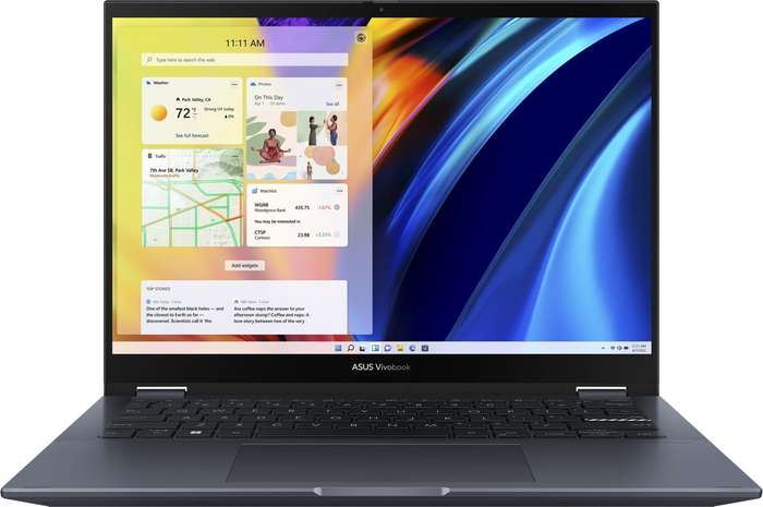 ASUS TN3402YA-O71610BL0W Vivobook S14 Flip AMD Ryzen 7 7730U 4.5 GHz 8-Core 14 inch WQXGA+ (2880x...