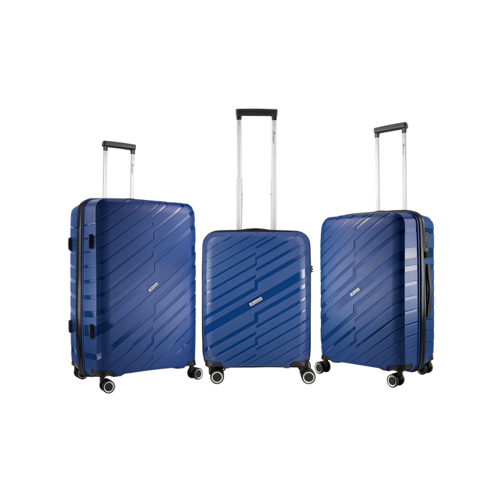 Travelwize  Java PP 4-Wheel Spinner 55cm Luggage Azure