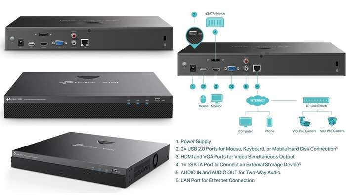 TP-Link VIGI 16 Channel Network Video Recorder