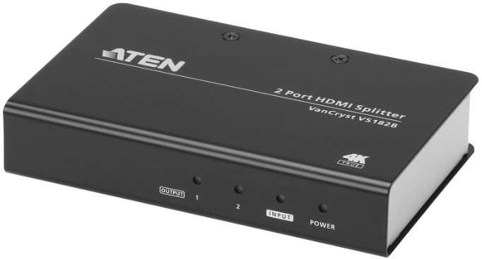 Aten VS182B 2-Port True 4K HDMI Splitter