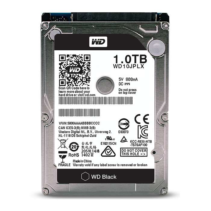 Western Digital Black 1000GB Serial ATA III Internal Hard Drive 1 TB, 6.35 cm (2.5 Inch) , SATA 6Gb/