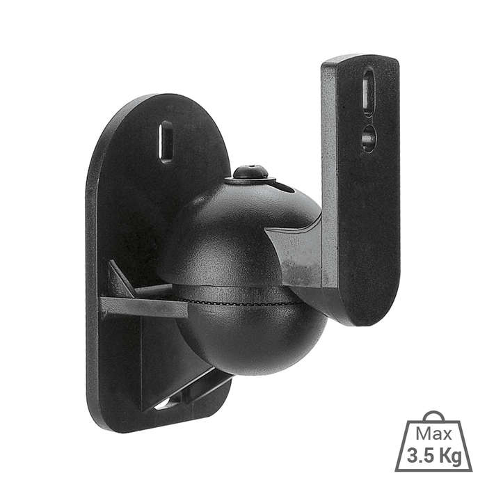 Space TV Fixed Swivel & Tilt Speaker Brackets, Wall Mount - Set of 2