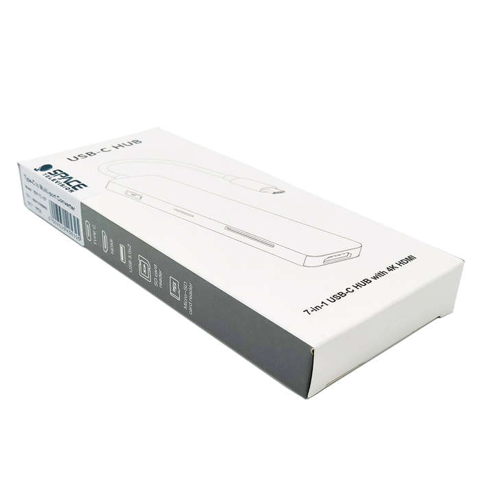 Space TV 7 in 1 USB-C Slimline Hub with 4K HDMI