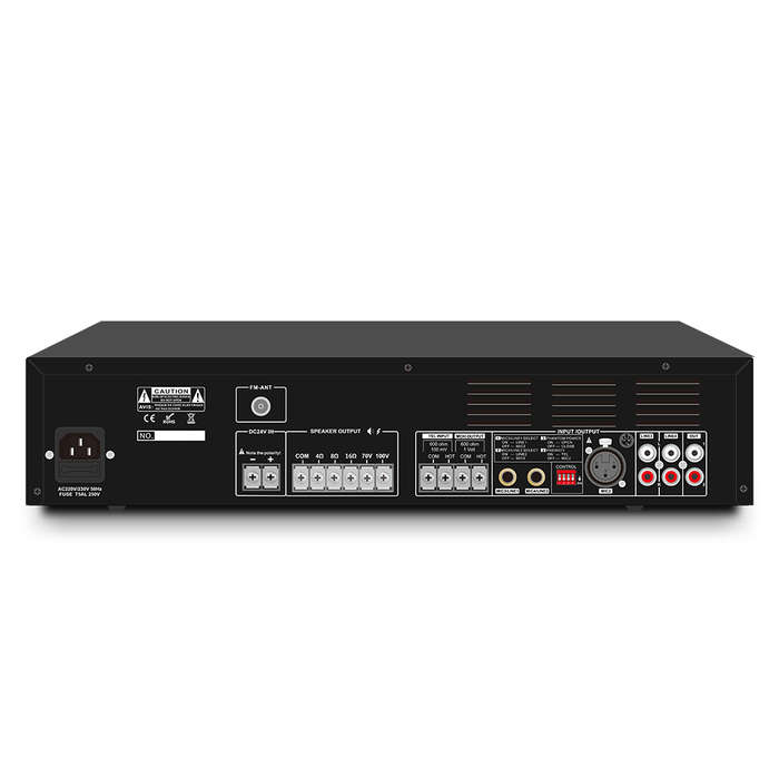 SpaceAudio Mixer Amplifier with MP3/FM/BT - 120W (SPA-120A)